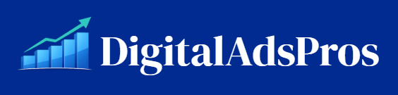 digital ads pros logo blue background